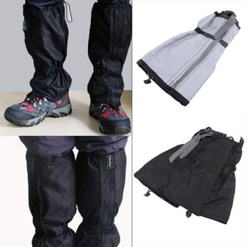 Westspark Waterproof Walking Leg Gaiters, Oxford Fabric Boots Shoes Leg Covers Outdoor Hiking Walking Climbing Mountain Hunting Adult Snow Rainproof Gators Trekking Covers (1 Pair)