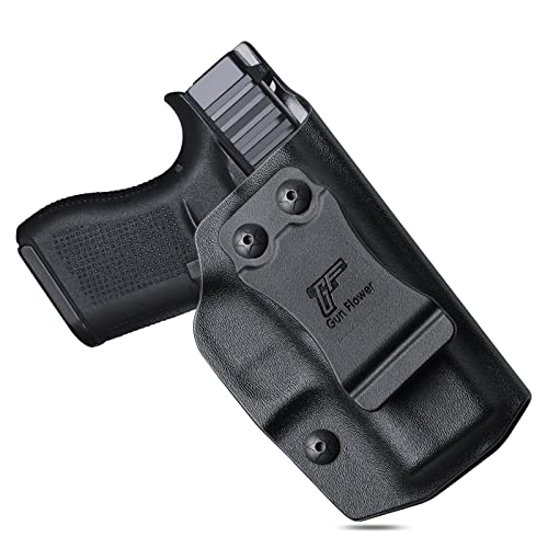 Glock 43 Holster, IWB/OWB Convertible KYDEX Holster for Glock 43/Glock