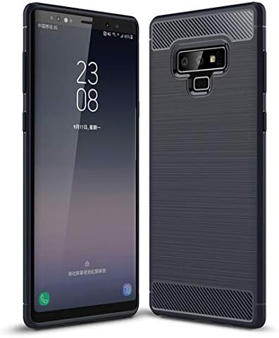 LONVIPI Samsung Galaxy Note 9 Case Black Cover Protect the Camera Silicon Soft TPU Case Premium Anti Slip Scratch Resistant Case Back Protector Carbon Fiber Design Cover for Galaxy Note 9