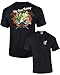 Big Bass Fishing T-Shirt Fisherman Outdoors Fish Boating Sporting Sport -Black-XXL