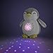 Baby Gifts - ACENZ White Noise Sound Machine, Portable Baby Sleep Soother Stuffed Animals Penguin & 12 Soothing Sounds & Stars Night Light