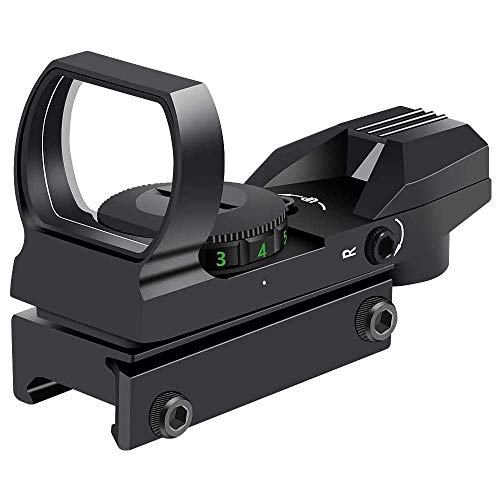 Gun Sight 1 x 22 x 33, Red Dot Sight for ar/15 with 4 Style Reticles