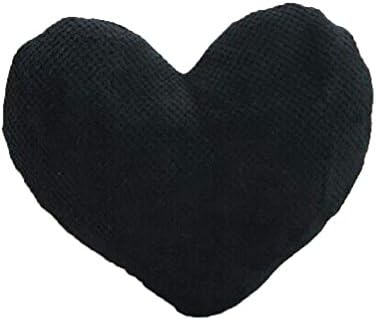 JIAJIA Fashionable Black Heart Shape Decorative Throw Pillow Sofa Cushion