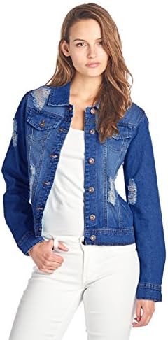 ICONICC Womens Denim Jean Jacket