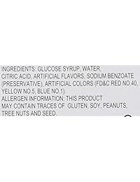 Kidsmania Ooze Tube sabor frambuesa azul, cereza, manzana verde 4 oz/12 unidades