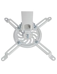 VIVO Universal Extending Ceiling Projector Mount Height Adjustable Projection 100W Negro soporte de techo para pantalla plana