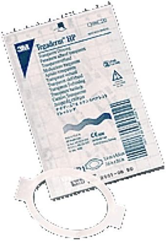 3M Healthcare Tegaderm HP (Holding Power) Transparent Film Dressing 2-1/8" x 2-1/2" Sacral Shape, Sterile, Adhesive, Water-proof, Frame Style, Latex-free (Box of 50 Each)