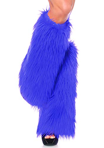 Leg Avenue Women's Furry Leg Warmers, Purple, One Size - Thumbnail 6