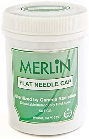 BioTouch Permanent Makeup MERLIN Machine FLAT NEEDLE CAPS 50 Pieces