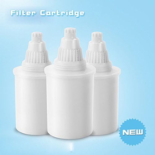 Wellblue 3pcsthe Alkaline Water Pitcher Cartridge(White)