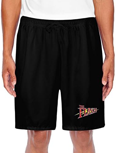 Men's The Flash Fictional Superhero Arrow Classic-Fit Flat-Front Short