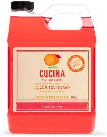 Fruits and Passion's Cucina Purifying Hand Wash Refill Arancia Dolce 33.8 oz