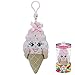 Whiffer Sniffers Shirley Cone Strawberry Ice Cream Scented Backpack Clip, 5