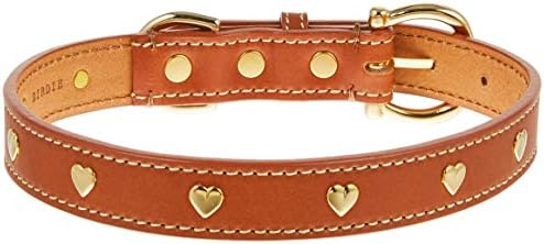 ゴールデン ダルメシアンなど中 大型犬に 車 バイク サイズ50 104 激安超特価 B000f9o7gy ハートメタル首輪 ペット用品 100 品質保証 サイズ50 サイズ Birdie M 正規品送料無料 キャメル バーディ 新作製品 世界最高品質人気