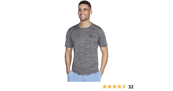 Skechers Men's On The Road Tee, Alloy 