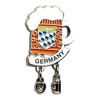 Oktoberfest German Hat Pin by E.H.G | Metal Enamel Beer ...