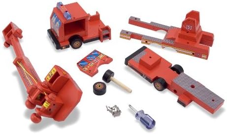 melissa and doug wooden fire truck