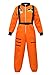 Halloween Astronaut Costume for Kids Role Play Child NASA Flight Jumpsuit Costumes Orange XL