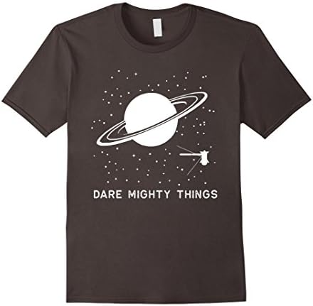 Mens Inspirational Cassini Spacecraft Space Exploration T-shirt 2XL Asphalt