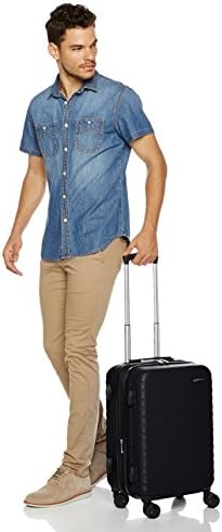 AmazonBasics Hardside Carry-On Spinner Suitcase Luggage - Expandable with Wheels - 21 Inch, Black 2 AmazonBasics Hardside Carry-On Spinner Suitcase Luggage - Expandable with Wheels - 21 Inch, Black