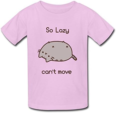 Kids' (age 7-16) Cool Pattern Cotton T-shirt S Pink