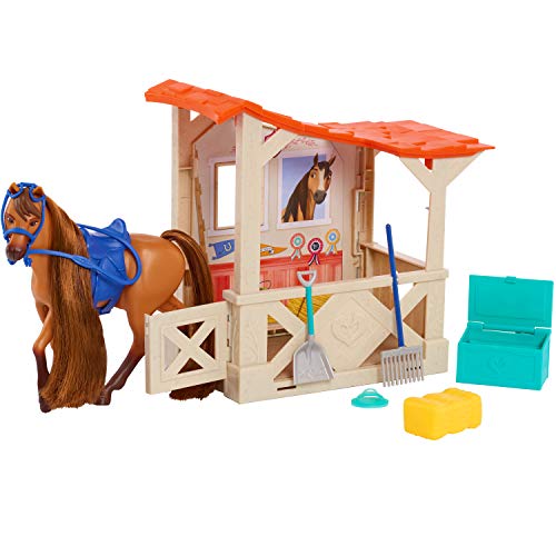 DreamWorks Spirit Riding Free Horse & Stable Accessory Set, Kids Toys