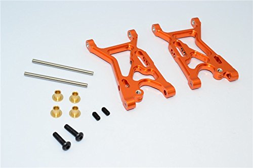 Team Losi Mini 8ight Upgrade Parts Aluminum Front Suspension Arm - 1Pr Set Orange
