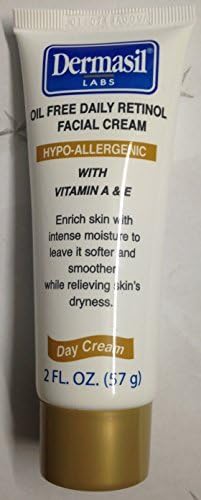 Dermasil Labs Oil Free Daily Retinol Facial Cream 2 Fluid Ounces by Dermasil Labs