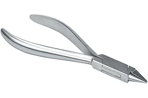 Dental Wire Bending Loop Forming Tools Wire Braces Orthodontist Pliers Silver Handle