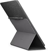 Fabric Folio Case for Kindle Scribe Magnetic Attachment Black view 4