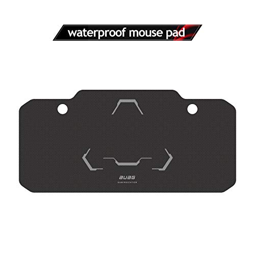 AuAg 55 inch Racing Style Gaming Desk Computer Desk Workstation T-Shaped Office PC Computer Sturdy Table with Free Mouse Pad, Cup Holder & Headphone Hook
