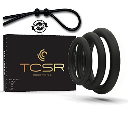 Male Ring Set - 3 Ring + 1 P e- n - is Tie - delay r i ng