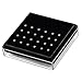 BodyJ4You 24PCS Nose Ring Bone Stud Pin Round Clear CZ 20G Stainless Steel Nostril Piercing Jewelry