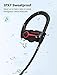 Letscom Wireless Headphones, Bluetooth 5.0 Earbuds IPX7 Waterproof Workout Earphones HD Stereo Sound Bass Headsets Noise Cancellation 15Hrs Playtime with Portable Casethumb 4