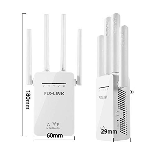 Auveach-Repetidor-WiFi-inalambrico-300-Mbps-WiFi-Router-Long-Range-4-modos-RepeaterRouterAccess-Point-Amplificador-de-senal-Wi-Fi-4-antenas-externas-2-puertos-Ethernet