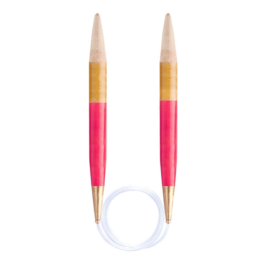 Pony Flair Circular Knitting Needles Wood 60cm 10mm - 1 Pc