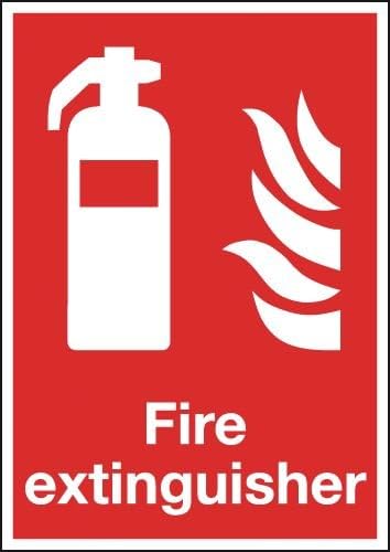 297 X 210 Mm Estintore Simbolo Fiamma Rigido In Plastica Di Sicurezza Segno Amazon It Fai Da Te