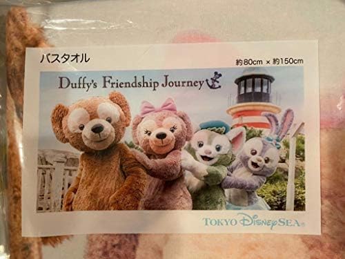 ダッフィーのフレンドシップジャーニー バスタオル 35周年 ディズニーシーtds ダッフィー シェリーメイ ジェラトーニ