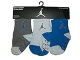 Nike Air Jordan Newborn Baby Socks, 3 PAIRS, Size 12 - 24 Months
