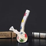 11 inch Pipe Dual Water Percolator Decorate Glass Bottles Hand-Made Glass Crafts - Easy to Grip and with Ice Shelf