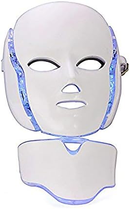 7 Colors Light Mask LED Photon Therapy System Wrinkle Acne Removal Face Skin Care Rejuvenation with Neck