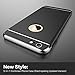 iPhone 6 case, bonsalay 3 in 1 Ultra Thin and Slim Design Colip Surface Shockproof Plating Metaated Premium Non Sl Texture Skin Protector For Apple iPhone 6 and iPhone 6s-Black(4.7'')