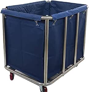 LXD Cesto de lavandería, Cesta de lavandería con Silent ruedas