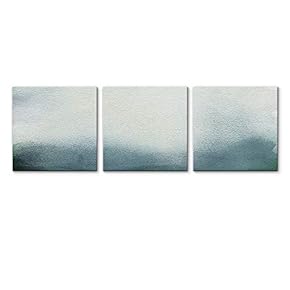 3 Panel Teal Blue Abstract Pictures Home Wall...