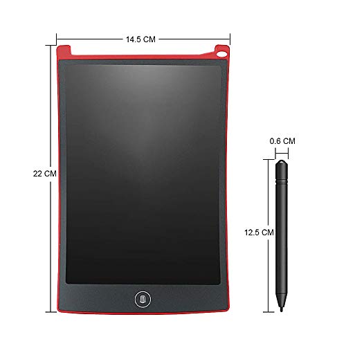 Birthday Presents Gifts for 3-12 Year Old Girls, Tisy LCD Writing Drawing Tablet for Kids Toddler Teen Learning Toys for 3-12 Year Old Girls Gifts Age 3-12 Red TSUSWDT03 - Thumbnail 4