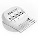 EBL 2 Pack High Volume 600mAh 9V 6F22 Lithium-ion Rechargeable Battery with 4 Bay 9V Li-ion Battery Charger