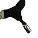 NAVADEAL Black Pin Sock Garters Mens Womens Sock Suspender Accessories