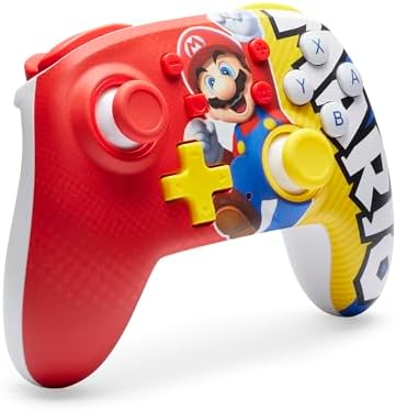 Nano Enhanced Wireless Controller for Nintendo Switch, Switch Lite & OLED Model, Rechargeable Bluetooth Gamepad with up to 20 Hours of Play Time, Official: Mario Victory