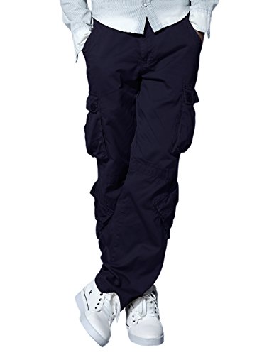 Match Men's Cargo Pants(42,Purplish blue)