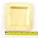 Bamboo Leaf Square Plate Approx 4.7